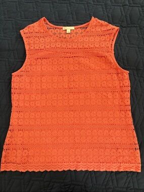 DB established 1962 Sleeveless coral lace Tank Top